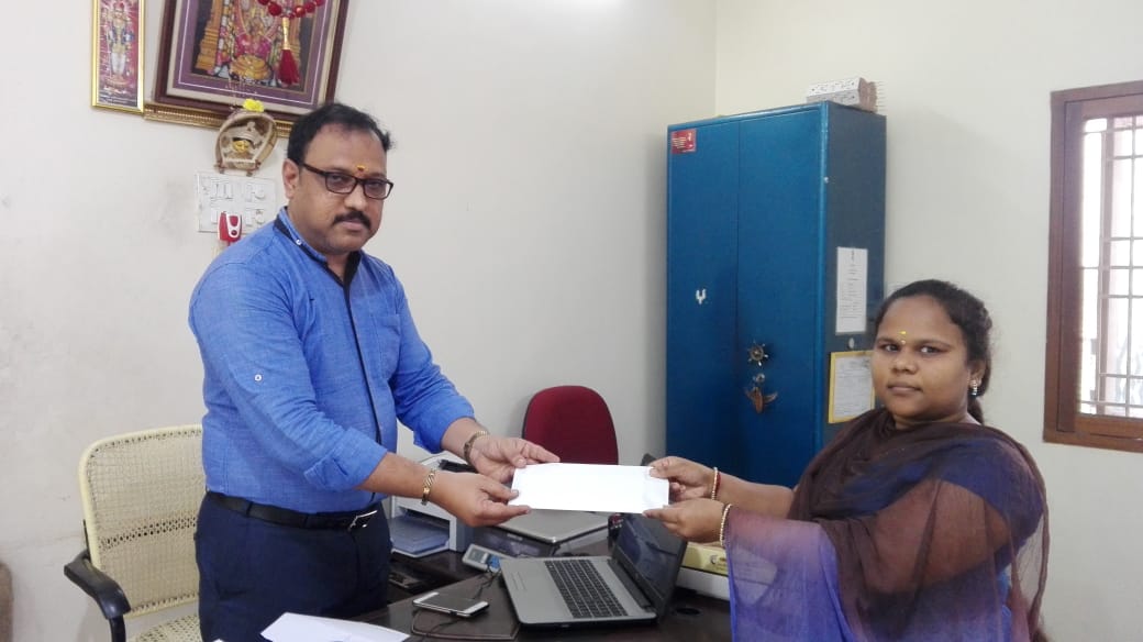 Recent student placement from CSC Walajapet