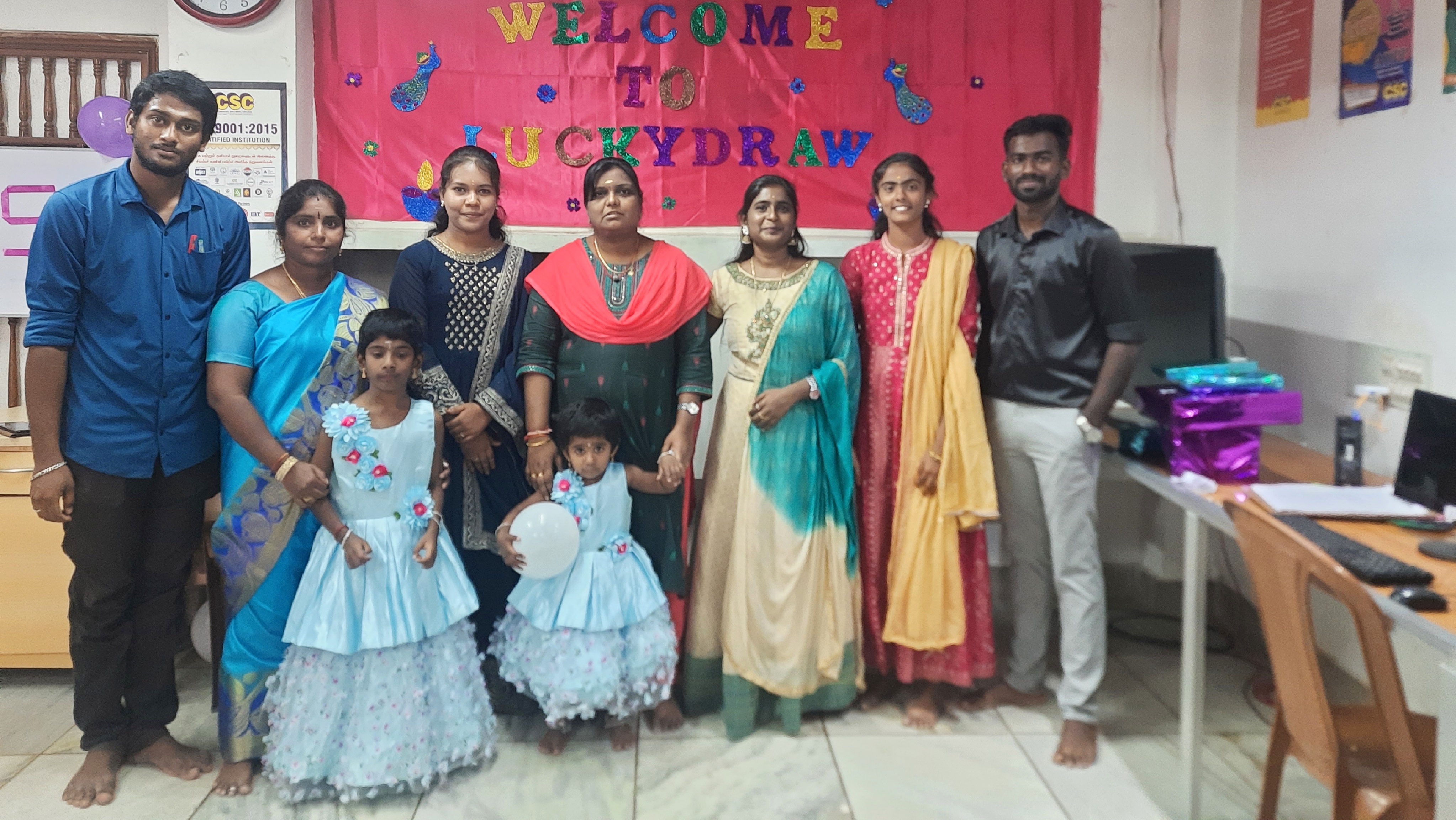 Practical lab work at CSC Walajapet center