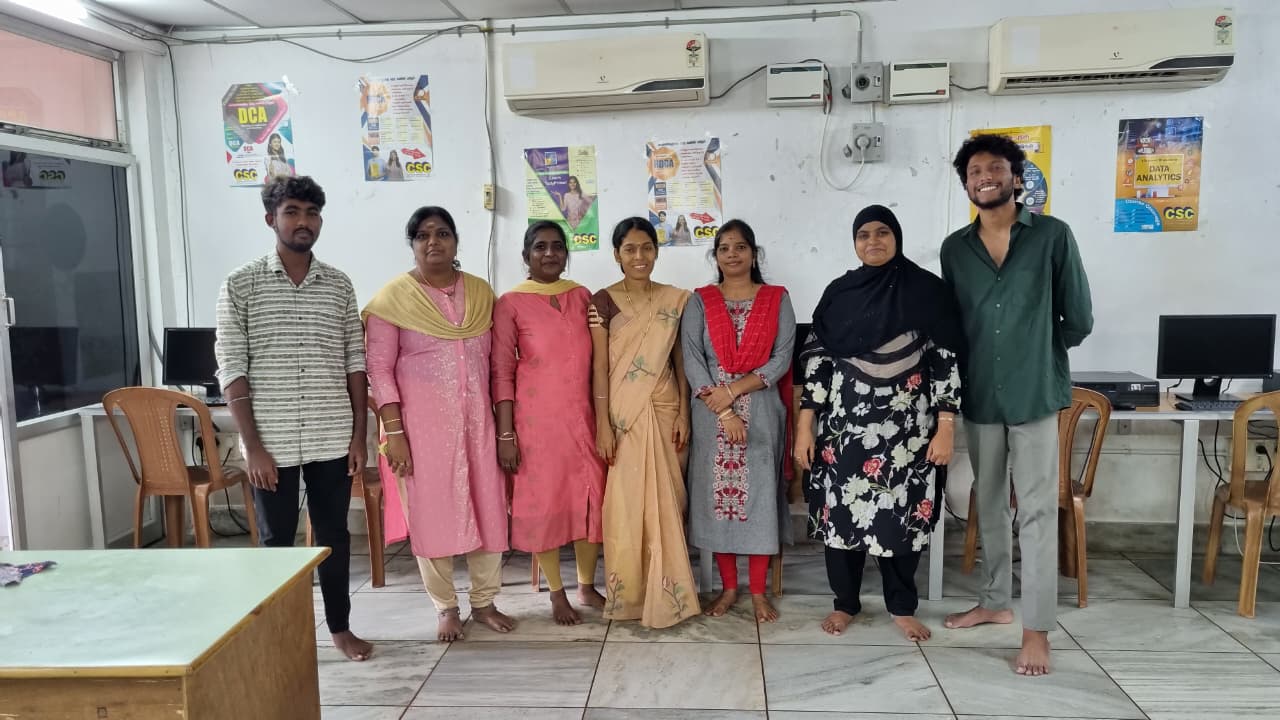 Front office and enquiry desk at CSC Walajapet